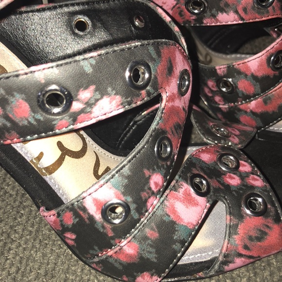 Sam Edelman Floral Heels - Picture 8 of 8